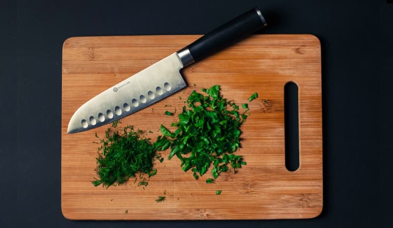 knife chopping board