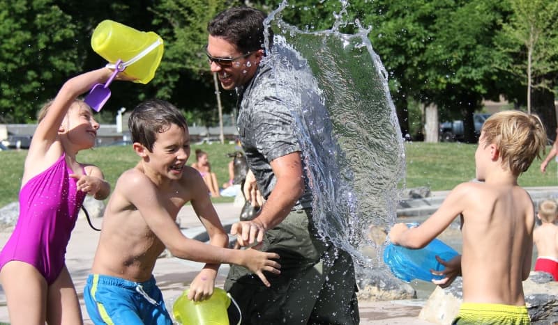 water fight