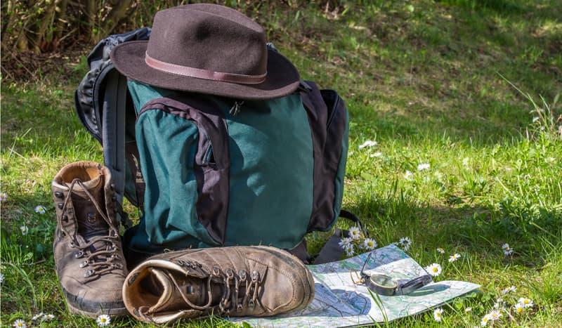 backpack walking boots