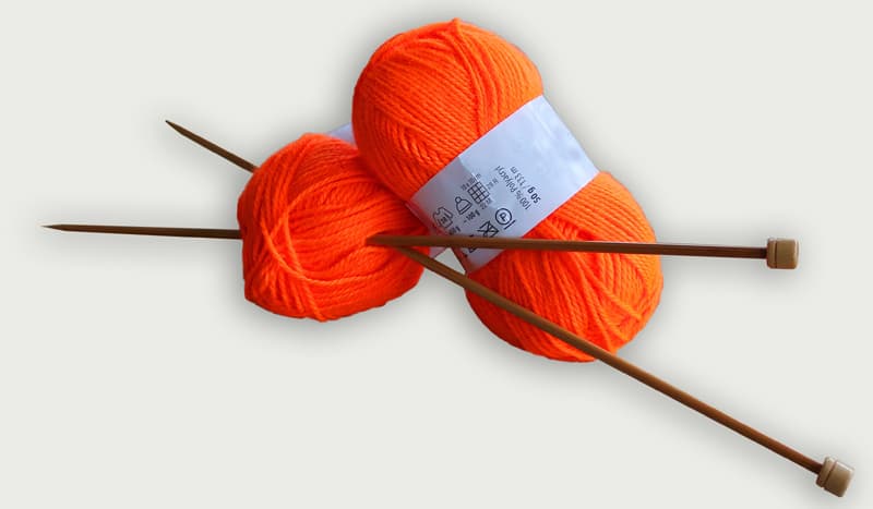 orange wool