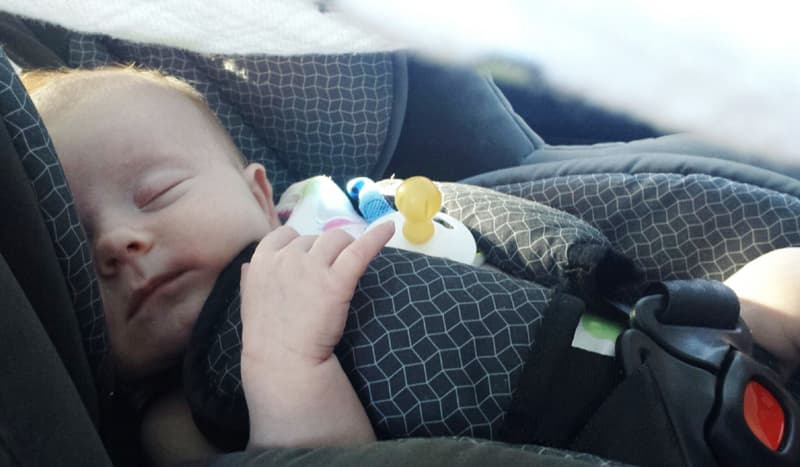 baby in car seat